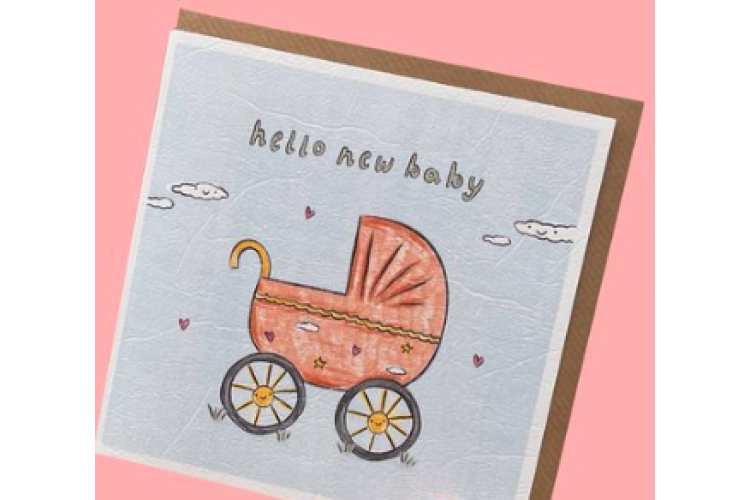 Hello New Baby Card