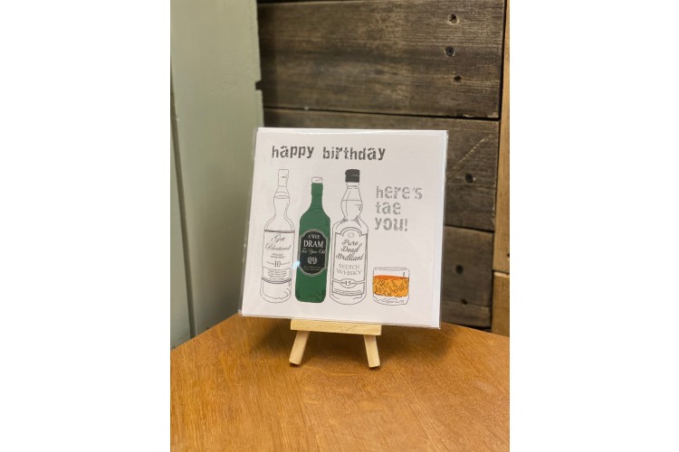 Here's Tae You Greeting Card
