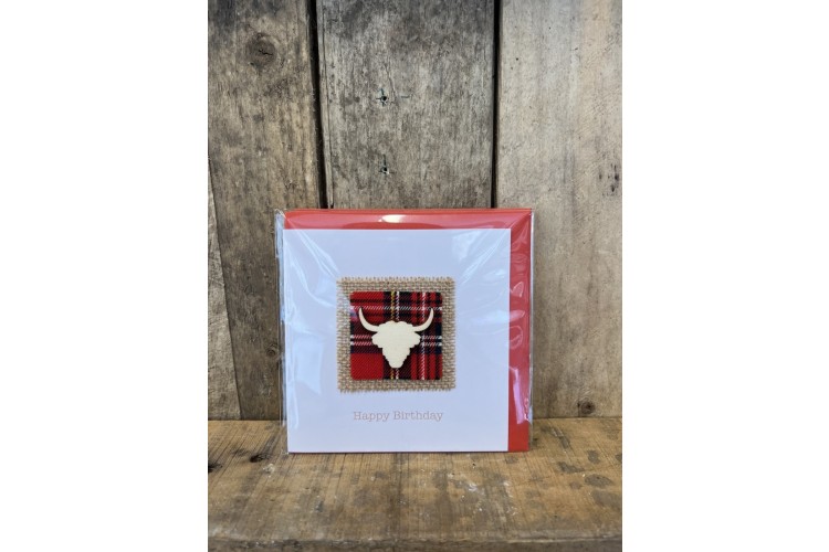 Highland Cow Birthday Card