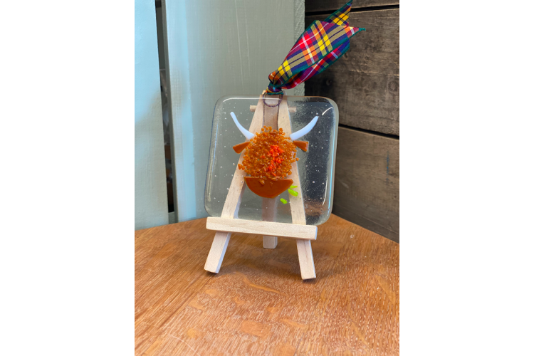 Highland Cow Small Hanging