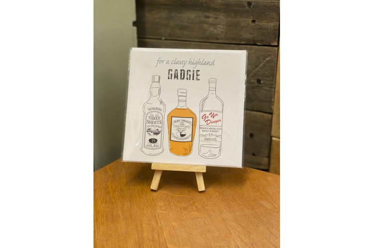 Highland Gadgie Greeting Card