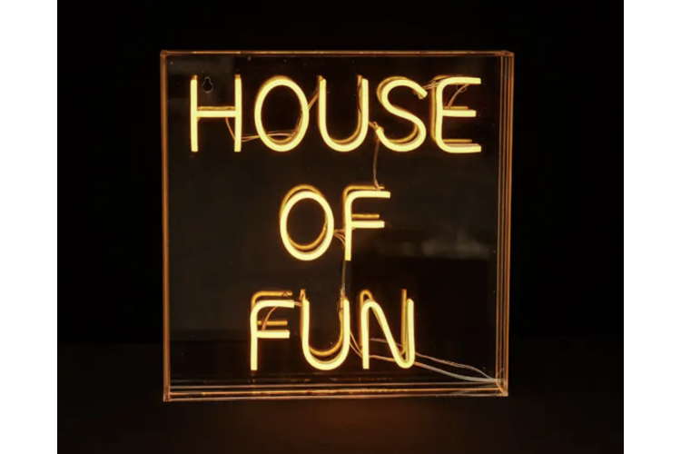 HOUSE OF FUN NEON SIGN