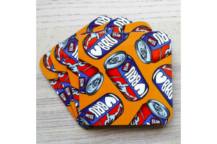 I Love Bru Coaster 