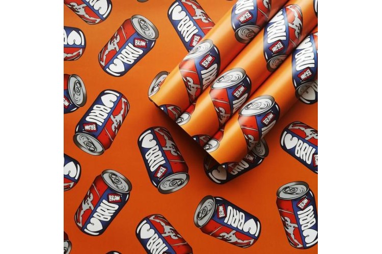 I Love Bru Gift Wrap 