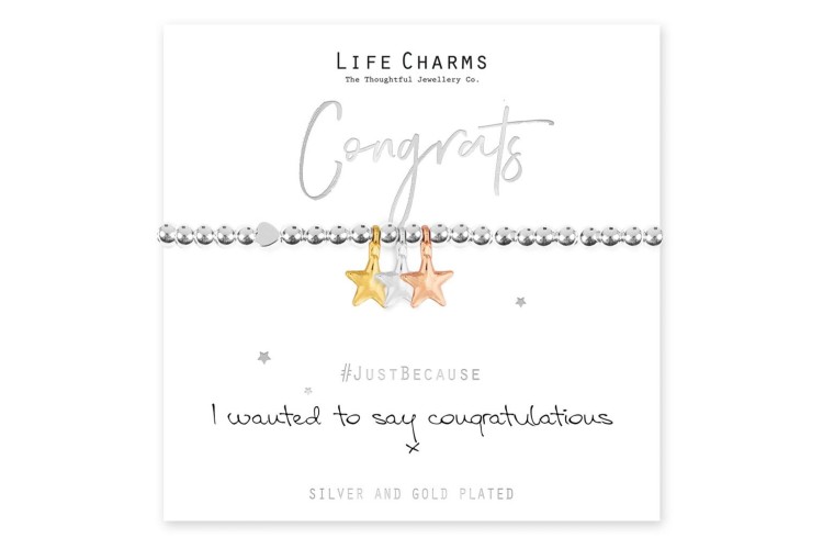 I Wanted To Say Congratulations Bracelet