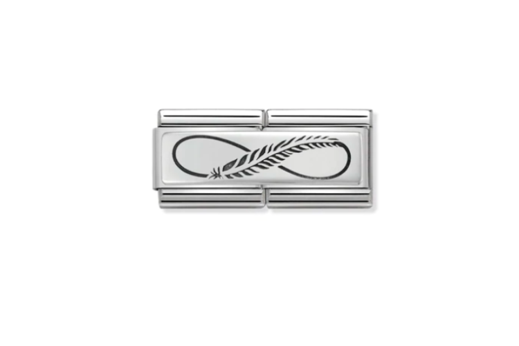 Infinity Feather Double Link