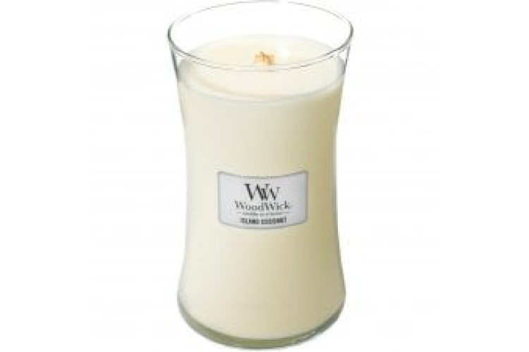 Island Coconut Large Hourglass Candle