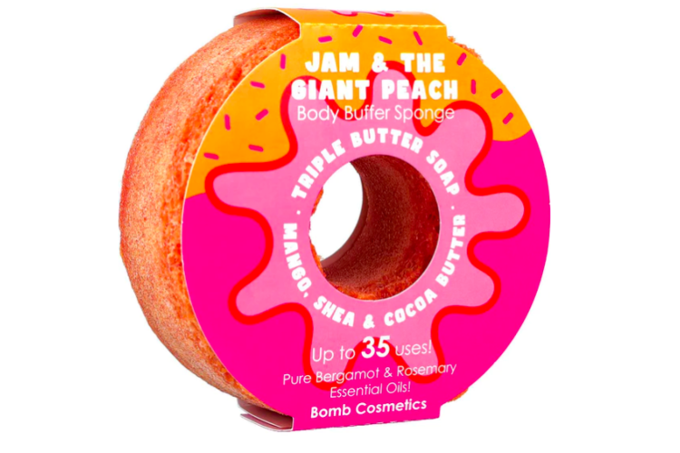 Jam & The Giant Peach Body Buffer Sponge