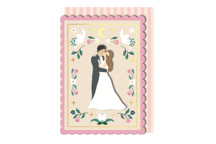 Just Married Couple Card