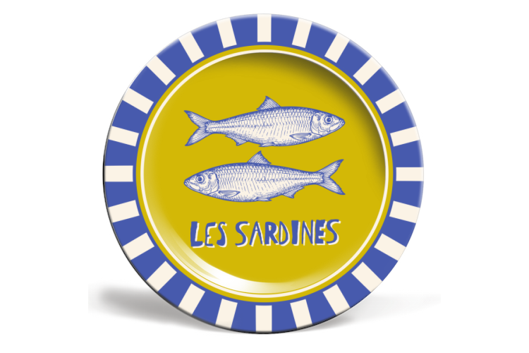 les sardines tin