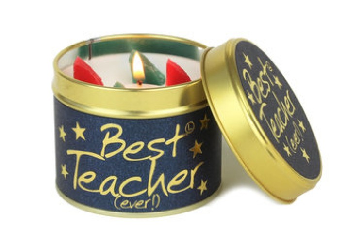 Best Teacher Scented Candle Tin