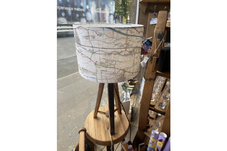 Linlithgow Map Lampshade 