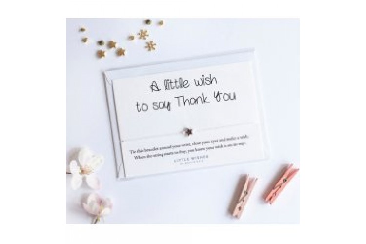 Little Wishes - To Say Thank You Bracelet