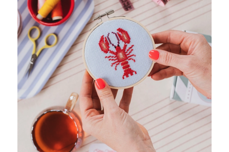 Lobster Cross Stitch Kit