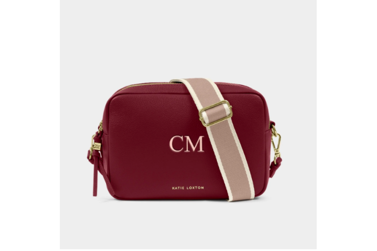 lottie large crossbody bag- cherry