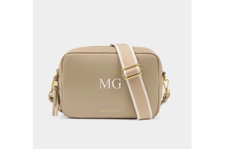 lottie large crossbody bag - light taupe 