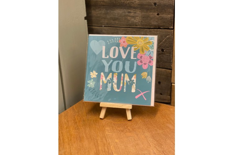 Love You Mum Greeting Card