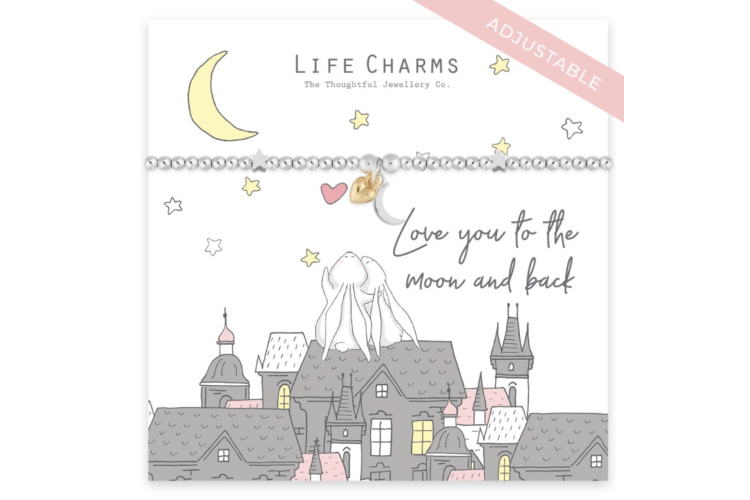 Love You To The Moon & Back Bracelet
