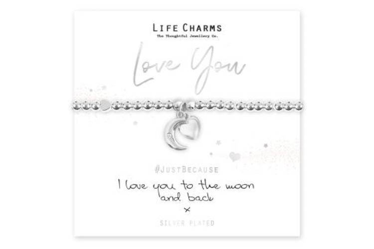 Love You To The Moon and Back Bracelet