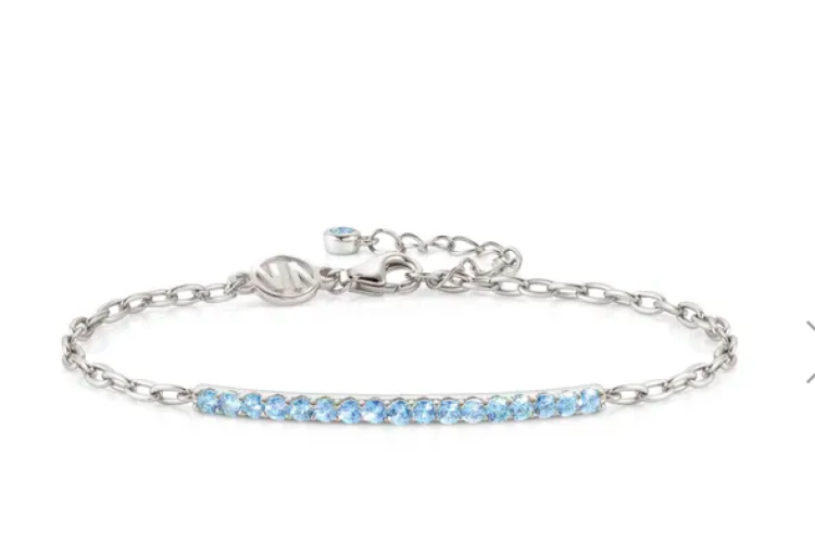 Lovelight Bracelet with Light Blue Stones