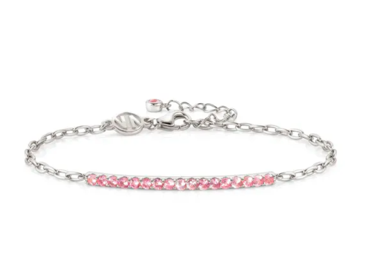 Lovelight Bracelet with Pink Stones 