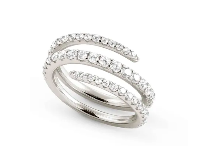 Lovelight Ring with Cubic Zirconia Size 17
