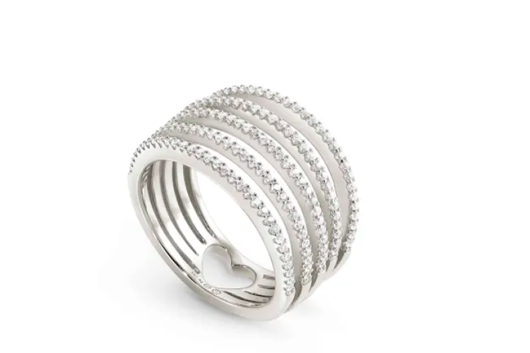 Lovelight Ring With Stones Size17