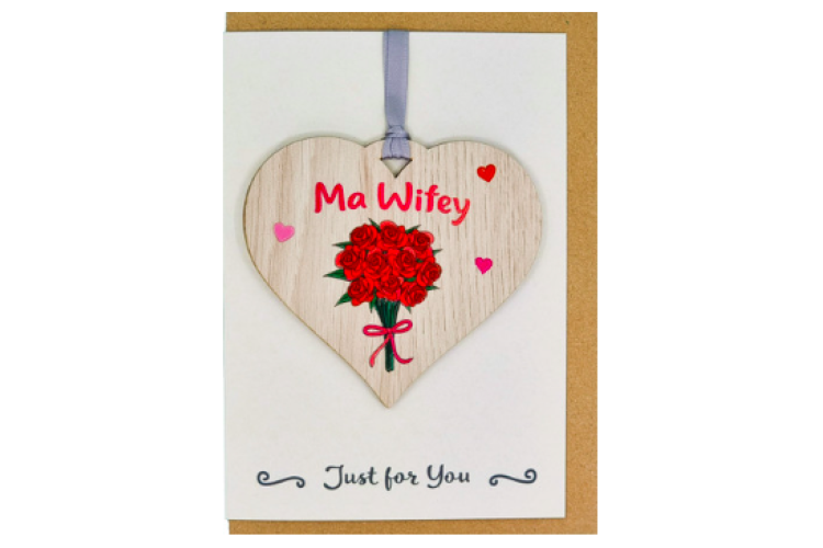 Ma Wifey Card with Gift 