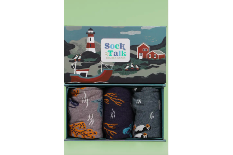 Men's Coastal Socks Gift Set