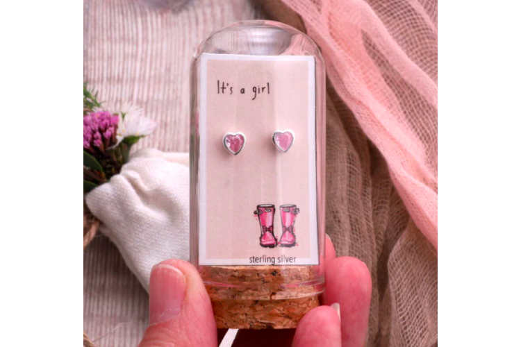 Its A Girl Earrings
