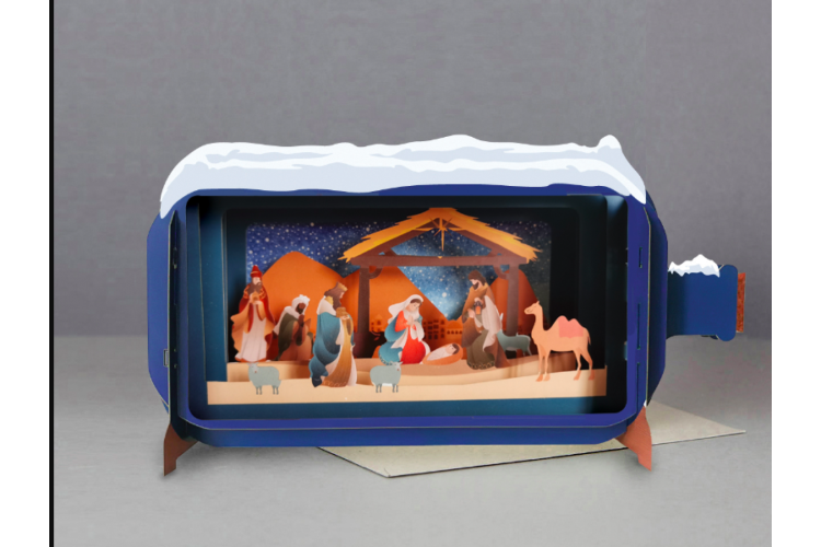 Message In A Bottle Nativity