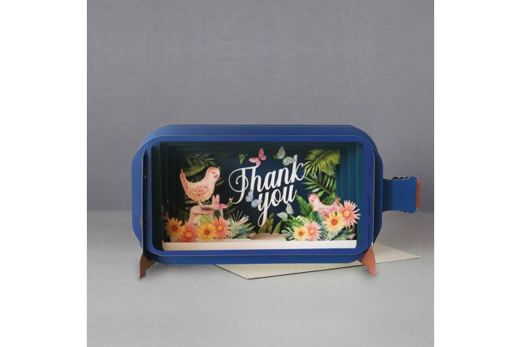 Message in a Bottle Thank You Pop Up Greeting Card