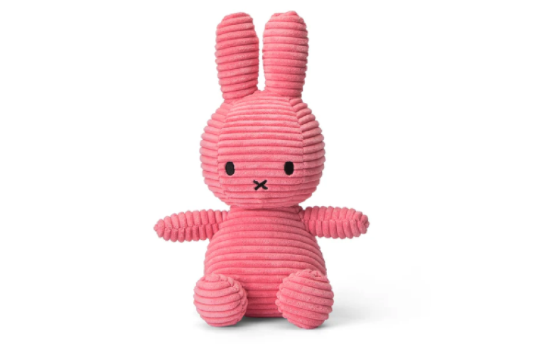 Miffy ECO Corduroy Bubblegum Pink - 23cm