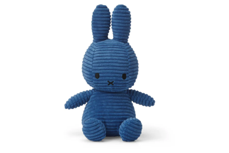Miffy ECO Corduroy Cobalt Blue - 23cm