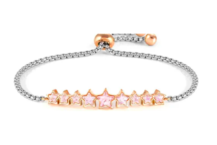 Milleluci Colour Edition Pink Star Bracelet 