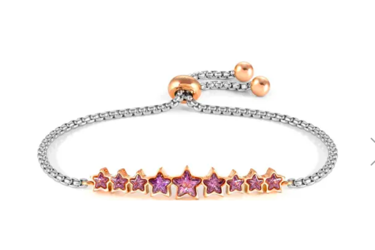 Milleluci Colour Edition Purple Star Bracelet 