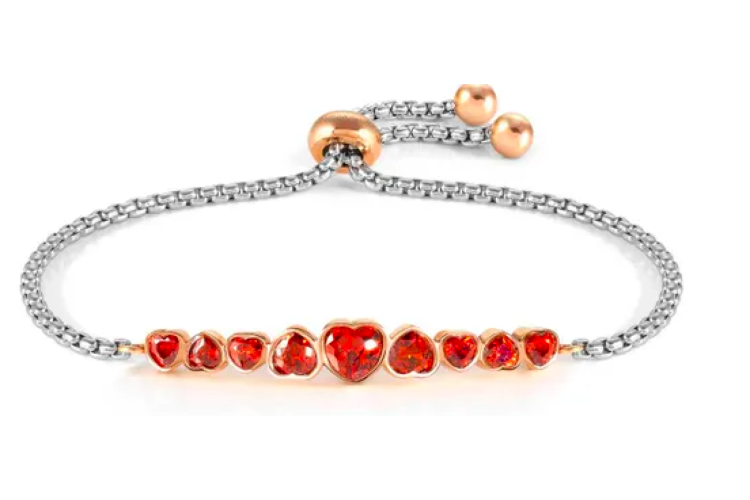 Milleluci Colour Edition Red Heart Bracelet 