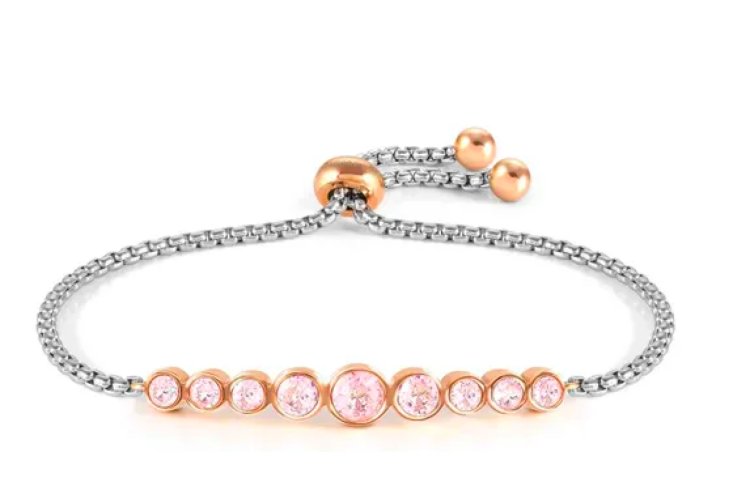 Milleluci Colour Edition Round Pink Bracelet 