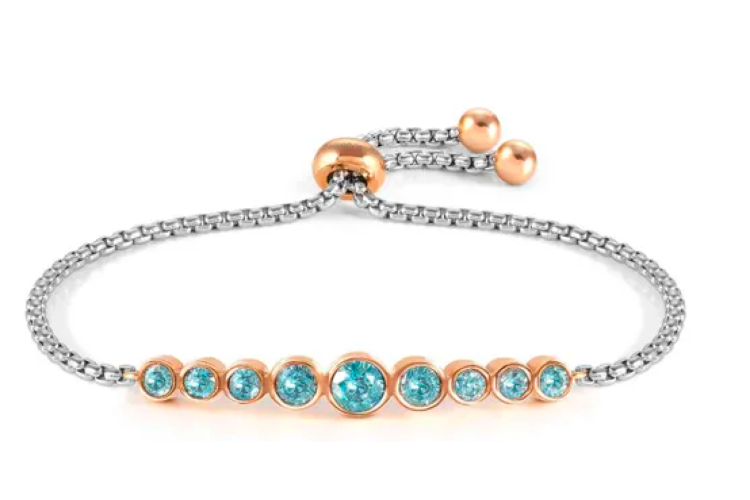 Milleluci Colour Edition Round Sky Blue Bracelet 