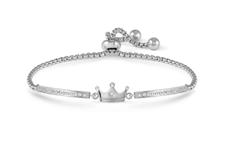 Milleluci Crown Braclet in silver