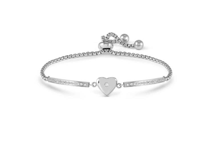 Milleluci heart bracelet in silver