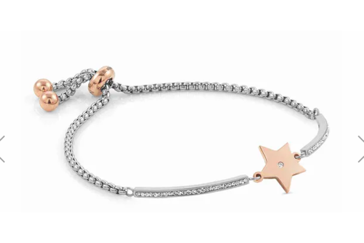 Milleluci Rose Gold and Sliver Star Bracelet