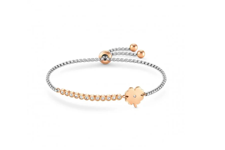 Milleluci Rose Gold Four Leaf Clover