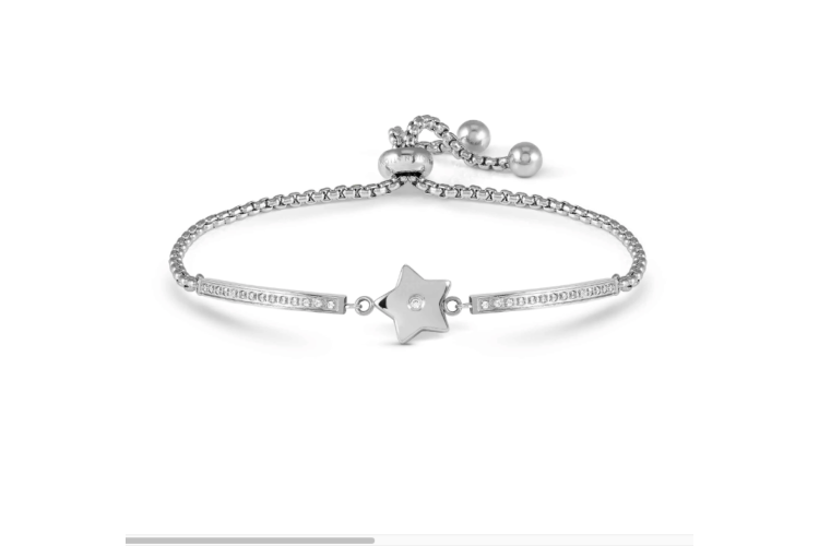 Milleluci star braclet in silver