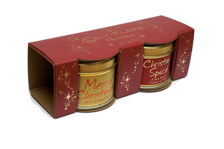 Mini Scented Candle Tin Duo Gift Set (XMAS 1)