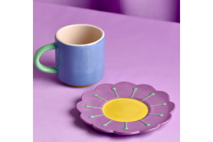  Mug and Coaster Set Blue