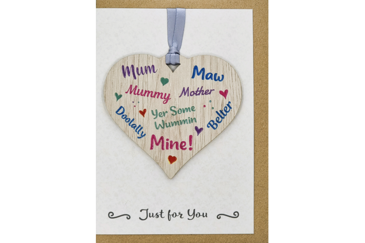 Mum Cheeky Word Card with Gift