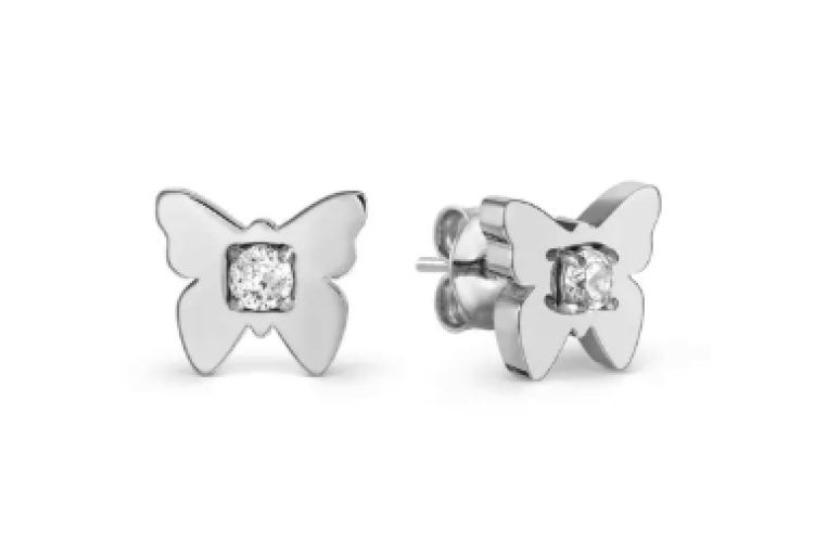 My Sophie Silver Butterfly Earrings