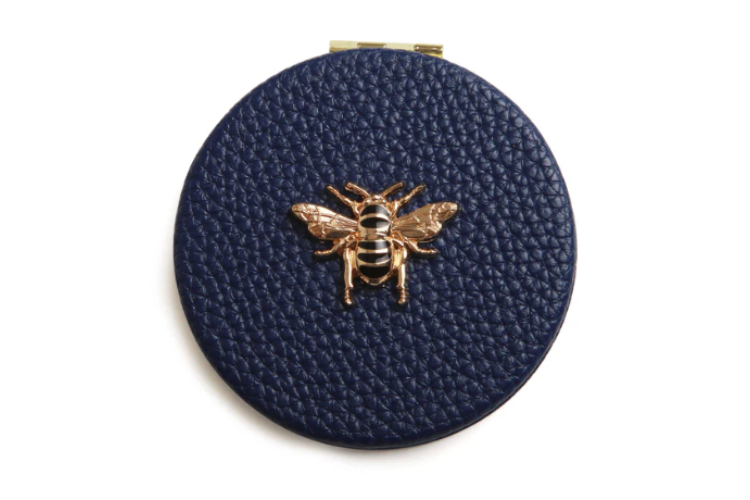 Navy Compact Mirror