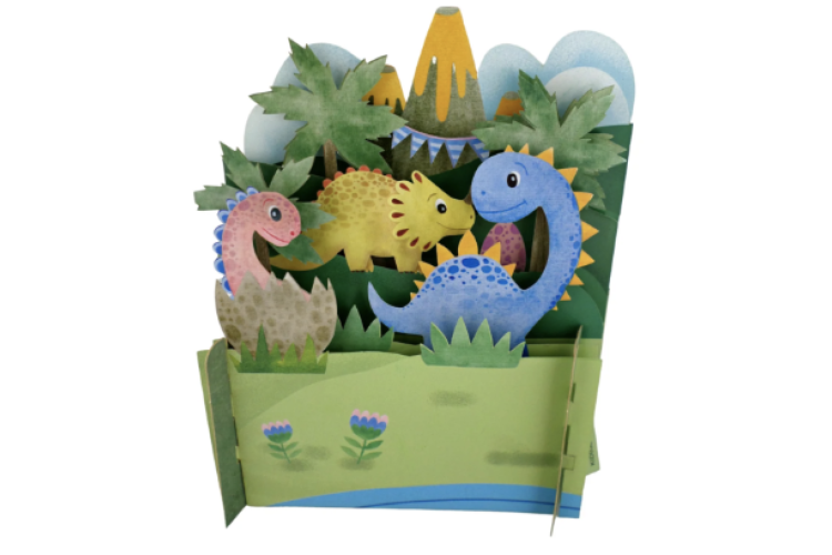 Dinosaurs 3D Pop Up Greeting Card 